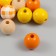 Beads for creativity tree "Shades of autumn" set 10 pcs d = 1.6 cm