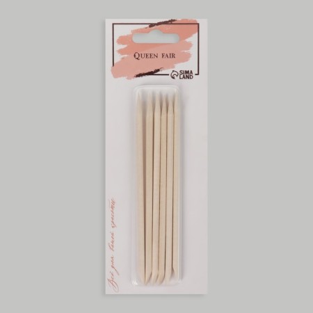 Orange sticks for manicure, on a blister, 11.4 cm, 6 pcs-4