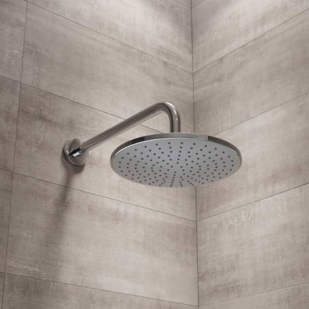 Shower watering can Iddis Optima Home OPH22CRI64, upper, round, d = 228 mm, ABS plastic, chrome-4