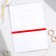Wedding invitation with tracing paper "Wonderful Mi...", 13 x 18 cm