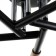 Svetogor chandelier "Star" 5x60W E27 Black 53x53x26cm