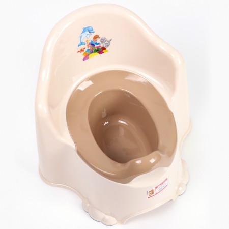 Children's anti -slip “comfort” pot with a lid, a removable bowl, cream color-8