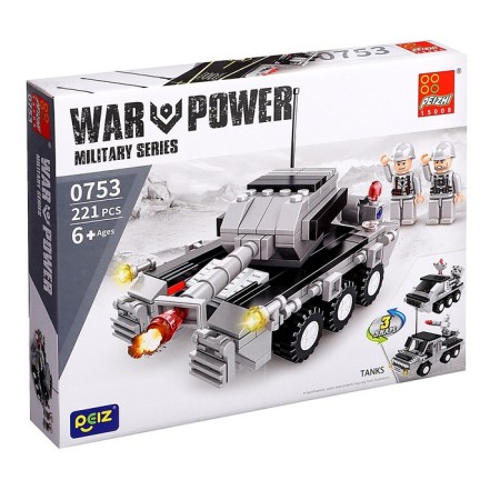 Military designer "Tank", 3 in 1, 221 detail-2