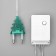 Garland “thread” 10 m, IP20, transparent thread, 100 LED, green glow, 8 modes, 220 V