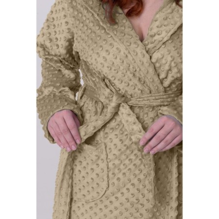 Female robe, size 44, olive color-4