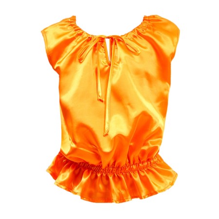 Carnival costume pumpkin, vest, orange hat, height 98-110-2