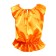 Carnival costume pumpkin, vest, orange hat, height 98-110