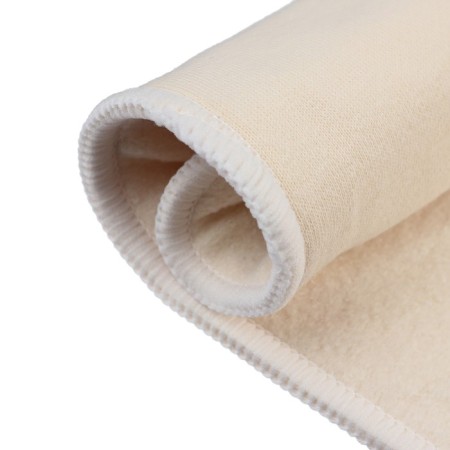 Liner in a reusable diaper 4-layer, flax/cotton-4
