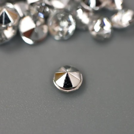 Decor for creativity plastic "Rhinestones. Transparent" set 200 pcs d = 0.4 cm-1