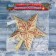 Top "Star" red patterns, 22x23 cm, red-gold