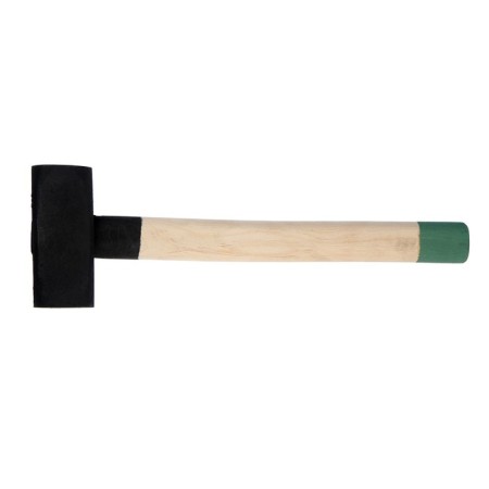 Sledgehammer forged scrap, 3 kg, wooden handle-4