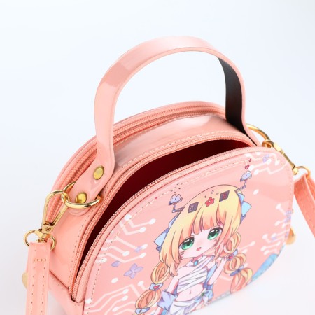 Bag's bag with lightning, coral color-2