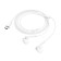 Hoco M95 headphones, wired, inserts, Type-C, 1.2 m, white