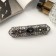 Hair hairpin "Grace" Web Stones, 9 cm, silver