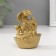 NECKE Polystone "Cobra on a ingot of iambic with a Chinese coin" for bronze 4x5.7x7.5 cm