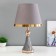 Highlight lamp with "Okli" E27 40W gray-gold 28x28x48 cm