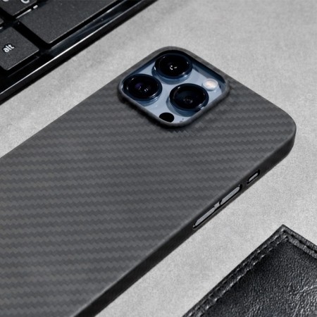 Mybit case for the iPhone 13 Pro, Kevlar, Anti -Manager, Black-2