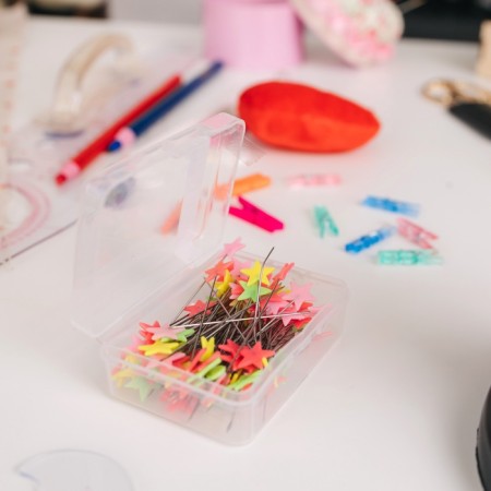 Supervisor pins for quilting "Starks", 52 mm, 100 pcs, color colorful color-7