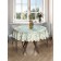 The tablecloth “Be happy”, round, Saten, d = 150 cm