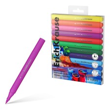 Acrylic markers 12 colors, Erichkrause, Art Spirit with a tip of Mix