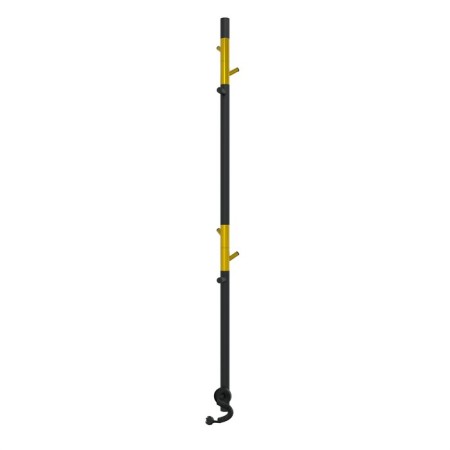 Towel Electric Laris Image, 150x1400 mm, 4 crossbars, univers., Black-15
