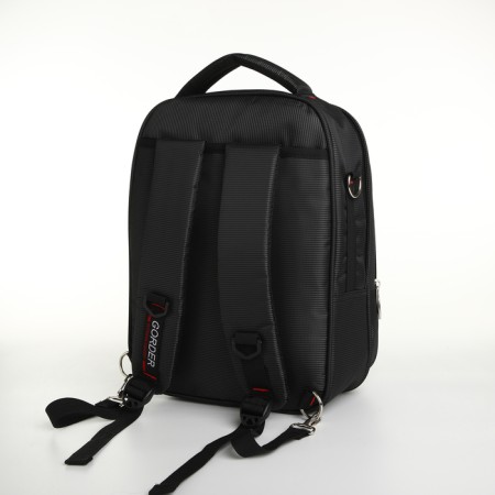 Backpack - male bag, textile color gray-4