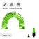 Virgin spiral, 7.5 m, fast -fast, with a watering gun and a fitting, green, Greengo