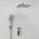 The shower system wasserkraft a16590, built -in, tropical shower, shower, chrome