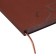 Dated 2025 diary, A5+, 176 sheets of Escalada, soft cover cover, pancake embossing, lies, cream block 70 g/m2, brown