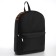 School backpack textile with printing on the top of Lucky, 38x29x11 cm, black color is black