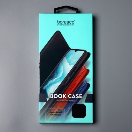 Borasco Book Case for Xiaomi Redmi 12c, black-8