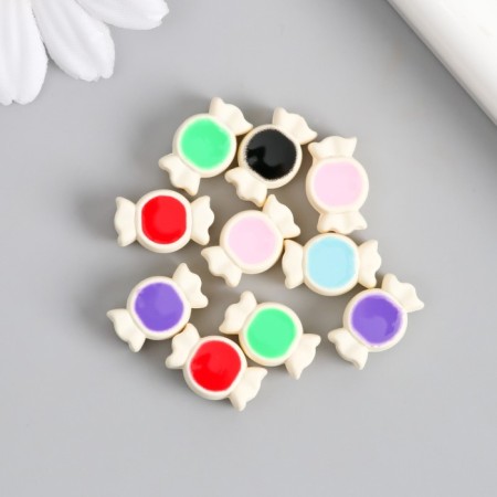 Busina for creativity plastic "Cande" mix 0.8x1x1.5 cm