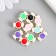 Busina for creativity plastic "Cande" mix 0.8x1x1.5 cm