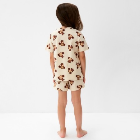 Pajama nursery (T-shirt and shorts) KAFTAN Cheburashka R.34 (122-128)-2