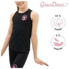 T-shirt for gymnastics and dancing Grace Dance, p. 36, black color