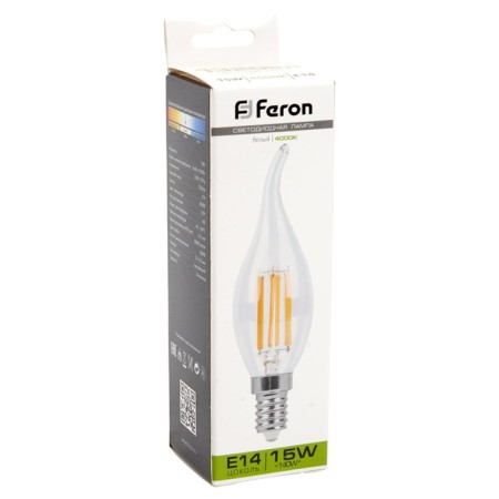 LED LED Feron, E14, 15 W, 230 V, white light-4