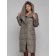 Coat insulated winter female, size 46, brown color