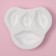 Mold Dolyana "Lips", 8.5 × 8 × 1.5 cm, white color