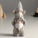 Souvenir Ceramics "Dwarves Pyramid, with a heart, in the gray" 9x7.8x17.8 cm