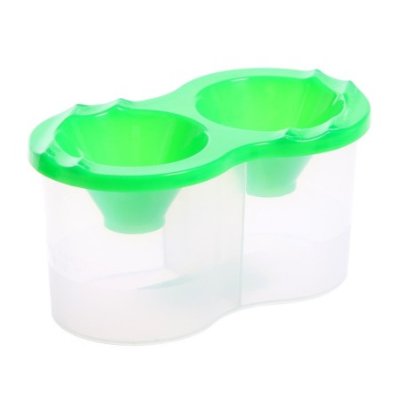 Double Calligrata, 150 x 2 ml, with a hand holder, green, green