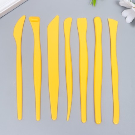 Tools for modeling and giving a set 7 pcs plastic