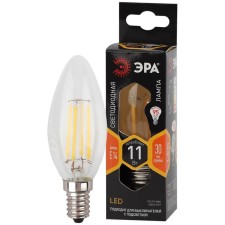 Filament era “candle”, 11 W, E14, 1430 lm, 2700k, glow warm white