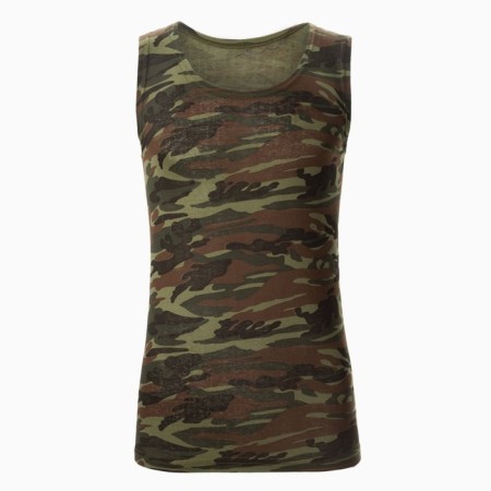 T -shirt male, khaki color/camouflage, size 48-4