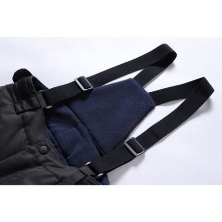 Ski pants for a boy, height 110 cm, black color-2