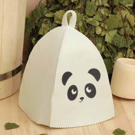 Bath hat with children's thermal panda "Panda"