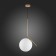 Suspension lamp ST LUCE. SL1148.313.01. CODDA. 1x60 watts, E27, 25x25 cm, brass color
