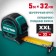 Roulette Kraftool Extrem 34127-5, with an excess of a wide canvas, 5 m x 32 mm