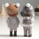 Polystone souvenir "Baby/Baby in a winter sweater and hat" MIX 8.5x8x19 cm