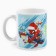 New Year. Mug ceramic sublimation, 320 ml, spider-man