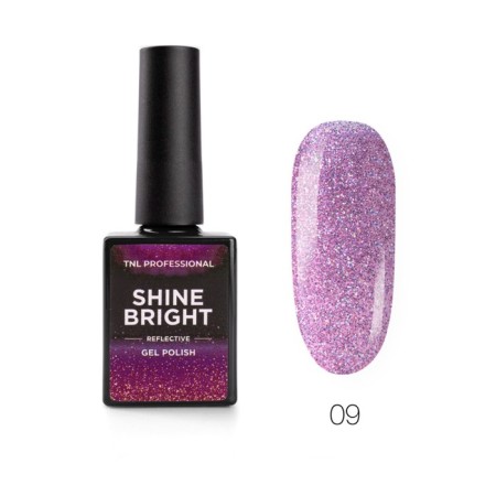 Гель-лак TNL Shine Bright, №09 сиреневый туман, 10 мл-1
